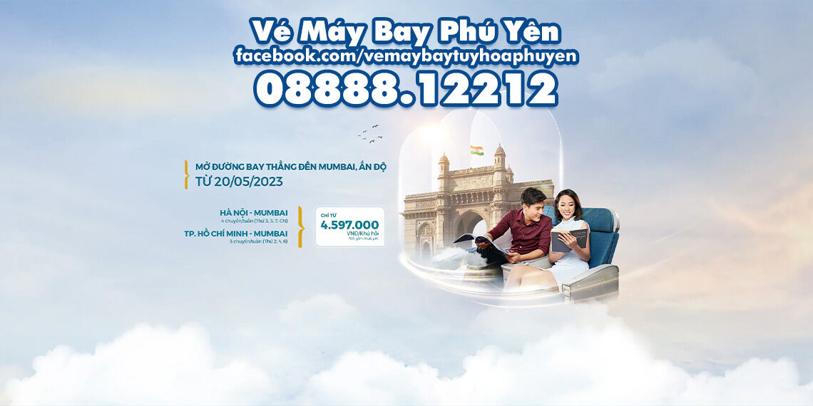 Vé máy bay Tuy Hòa➡Tp. Hồ Chí Minh⬅cập nhật ngày 21/05/2023